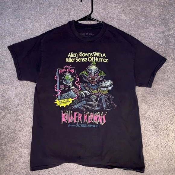 Retro Killer Klowns From Outer Space Graphic Tee - Picture 4 of 4